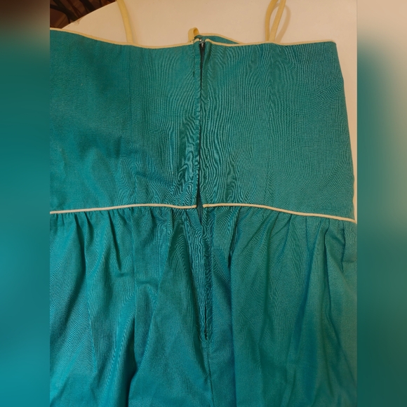 Vintage Turquoise Bodysuit Sz 9 - Picture 5 of 9